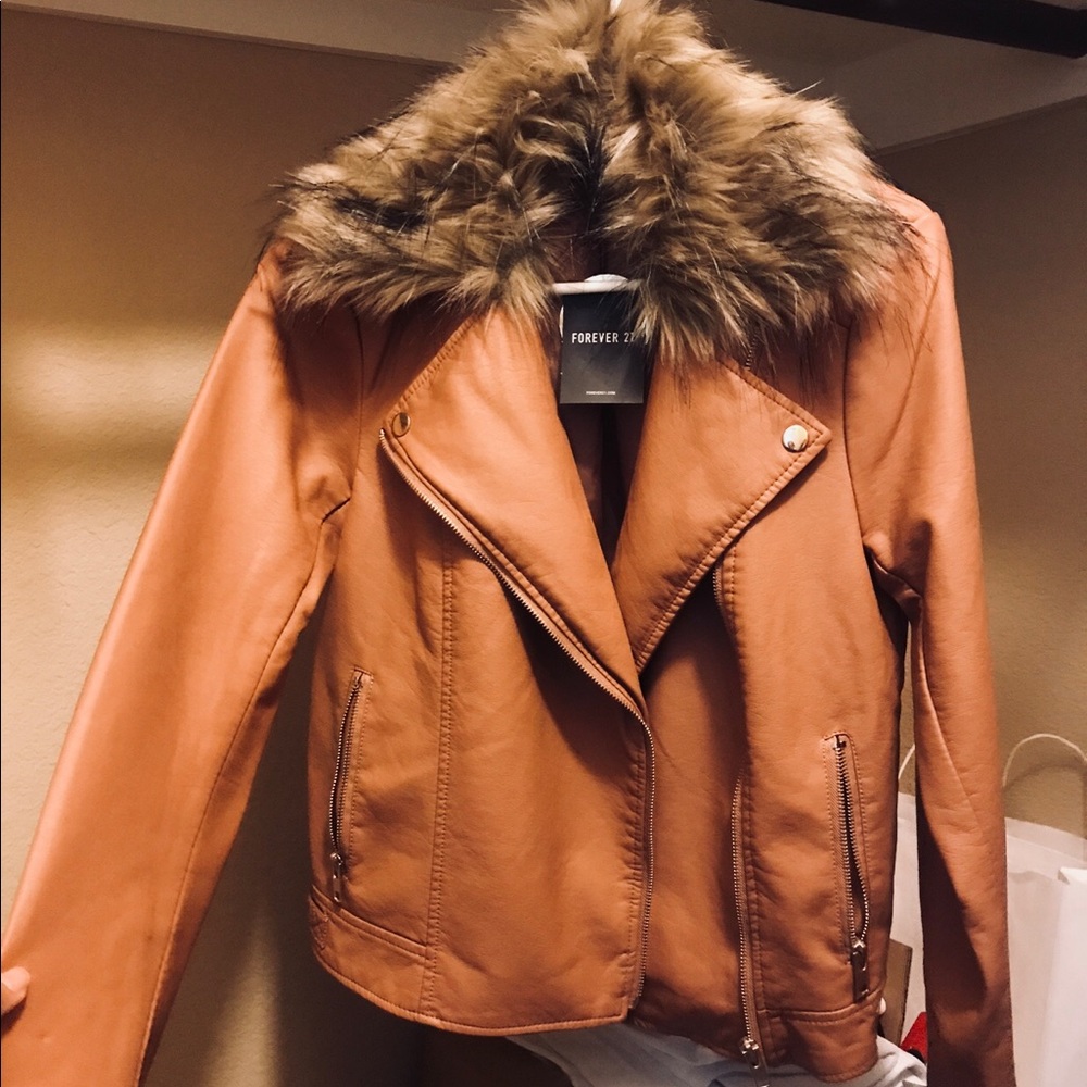 Forever 21 Faux Moto Jackets